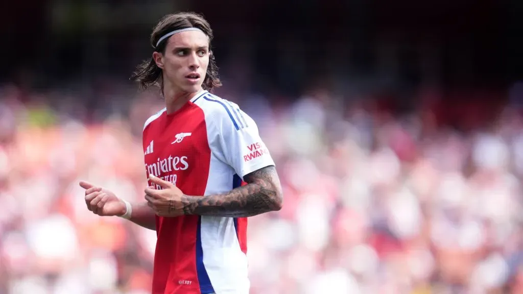 Riccardo Calafiori, zagueiro do Arsenal. (Foto: Adam Davy/Imago/PA Images)