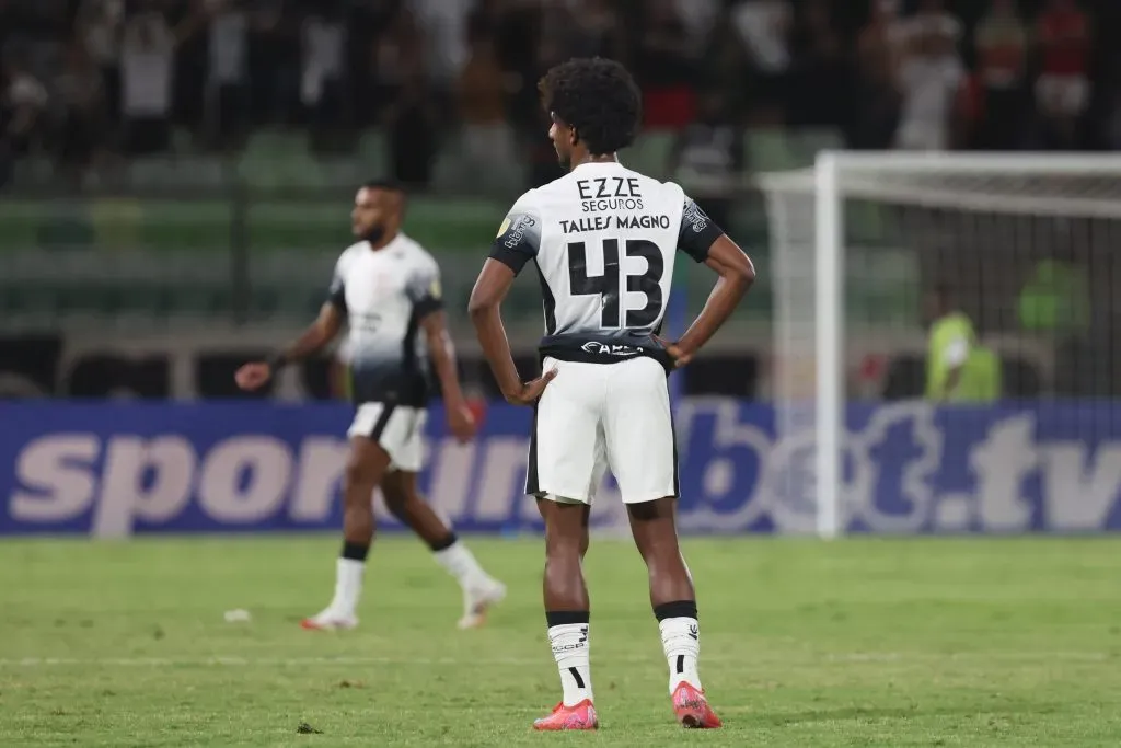 Talles Magno em campo pelo Corinthians (Edilzon Gamez/Getty Images)