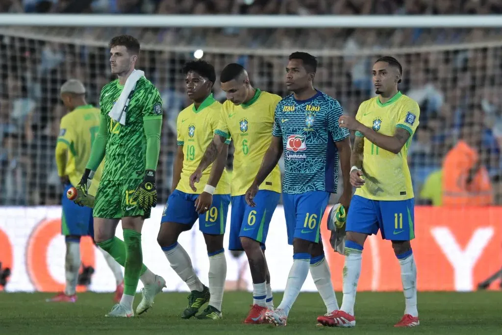 Seleção Brasileira em campo (Photo by Marcelo Endelli/Getty Images)