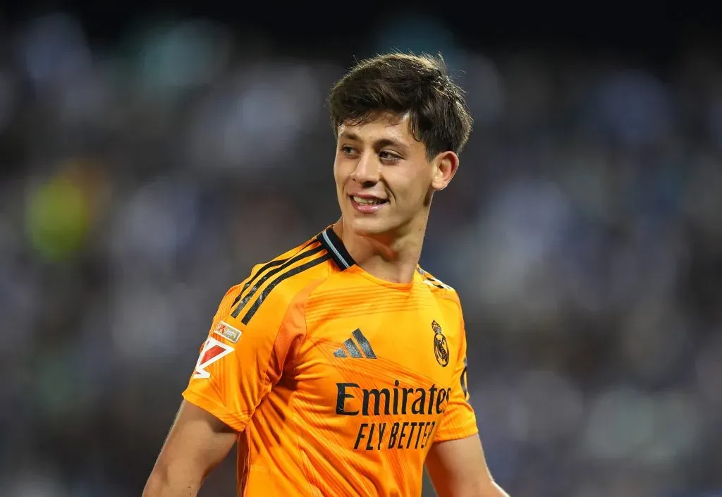 Arda Güler pelo Real Madrid. (Photo by Angel Martinez/Getty Images)