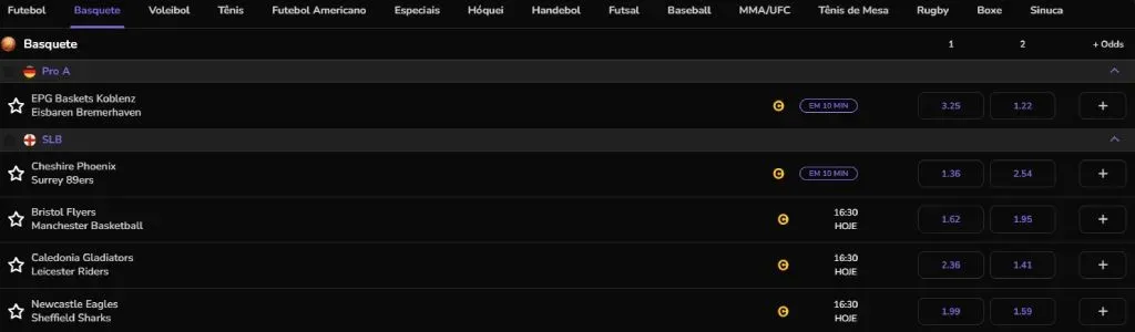 Outros Esportes Na Betsul