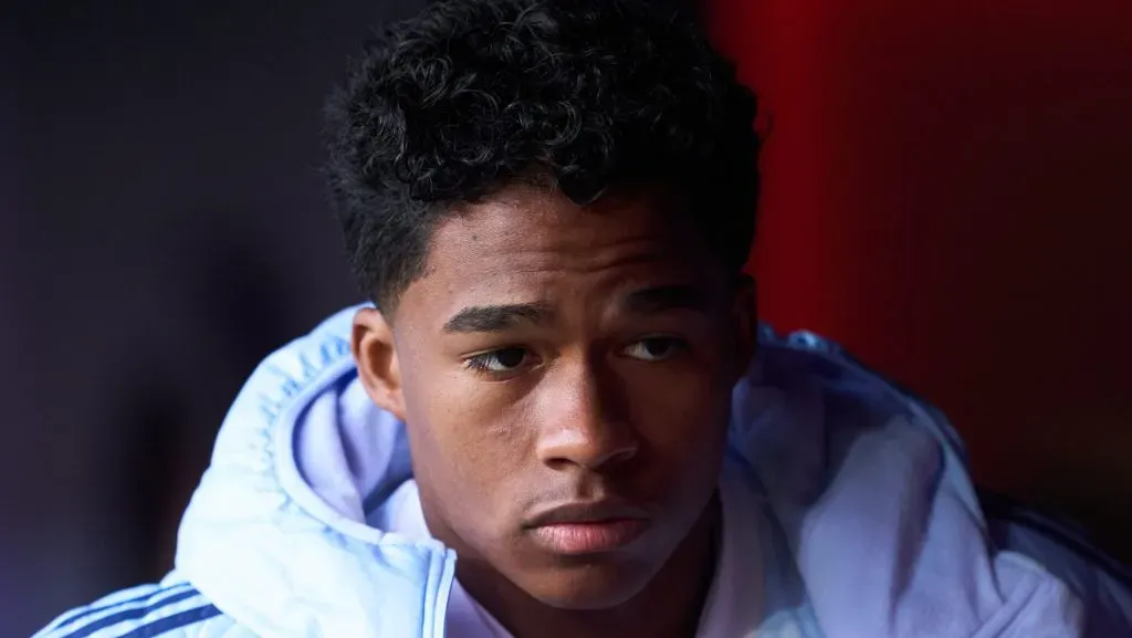 Endrick, jogador do Real Madrid e da Seleção Brasileira (Photo by Juan Manuel Serrano Arce/Getty Images)