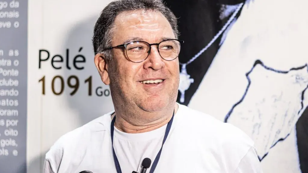 Marcelo Teixeira, presidente do Santos. foto:Raul Baretta/ Santos FC.