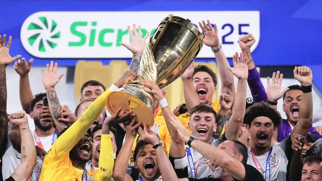 Corinthians venceu o Campeonato Paulista sobre o Palmeiras Foto: Ettore Chiereguini/AGIF