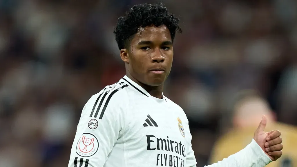 Endrick em ação com o Real Madrid. Foto: Angel Martinez/Getty Images