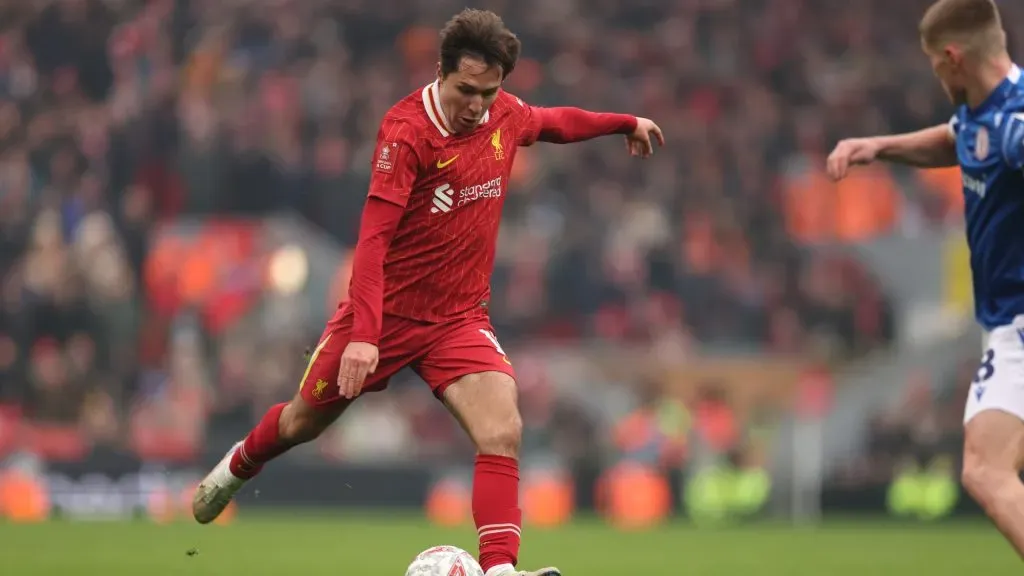 Chiesa jogando pelo Liverpool. Foto: Jan Kruger/Getty Images