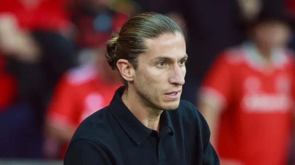 Filipe Luís, técnico do Flamengo.