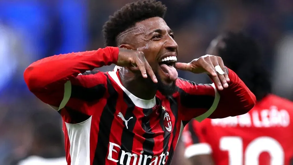 Emerson, cotado no Palmeiras, em campo pelo Milan (Photo by Marco Luzzani/Getty Images)