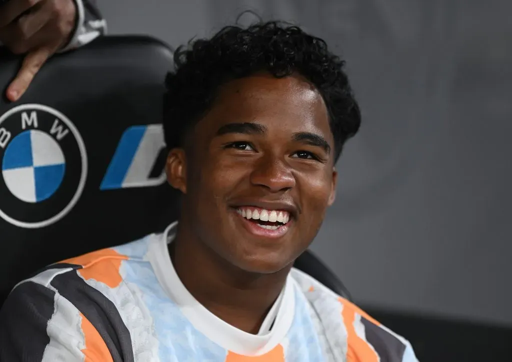 Endrick está na mira do Arsenal. (Photo by Denis Doyle/Getty Images)