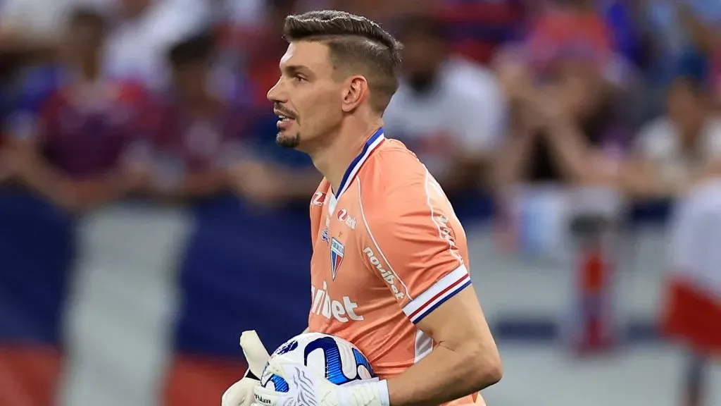 João Ricardo, goleiro do Fortaleza. Foto: Buda Mendes/Getty Images