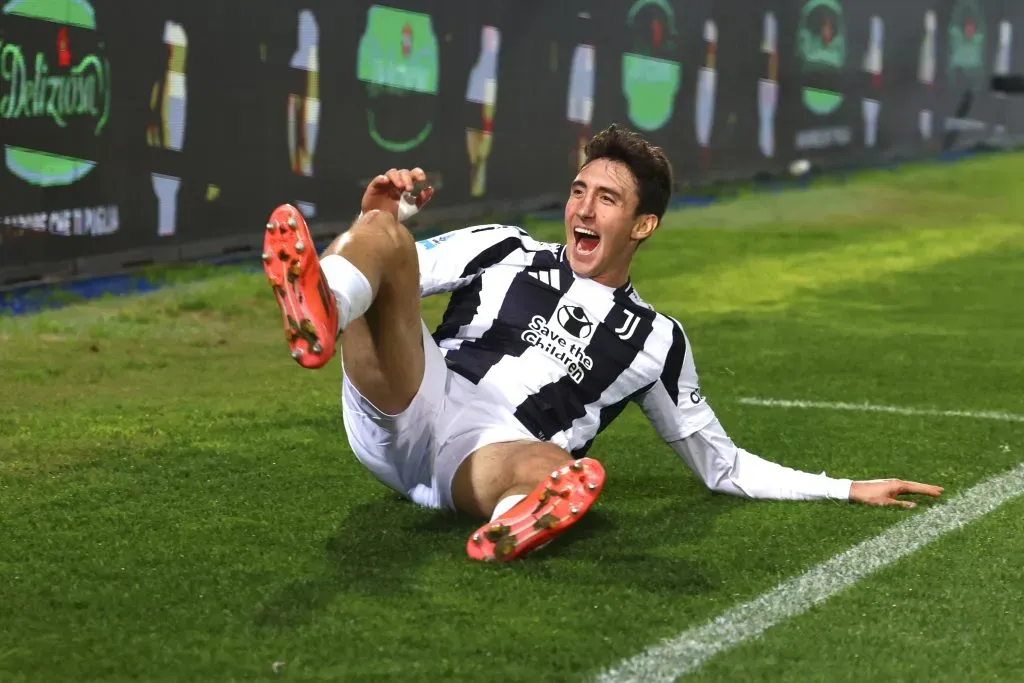 Andrea Cambiaso, lateral-esquerdo italiano de 25 anos, que defende as cores da Juventus chegaria ao Manchester City ganhando um salário de 5 milhões de euros por ano, segundo o portal Tuttosport, sendo 560 mil a mais do que ele ganha hoje na Juventus (Photo by Maurizio Lagana/Getty Images)