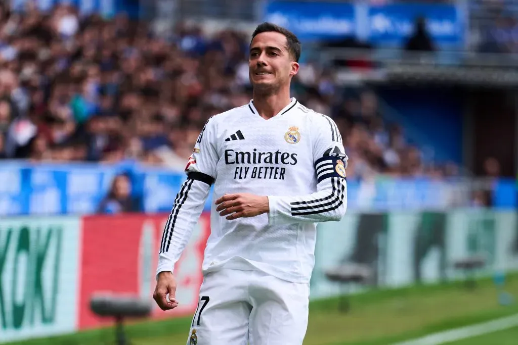Vázquez em campo com o Real Madrid (Photo by Juan Manuel Serrano Arce/Getty Images)