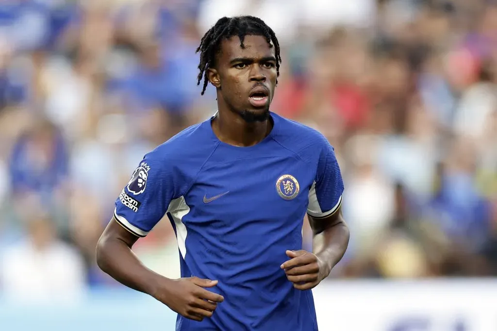 Chukwuemeka em campo pelo Chelsea (Photo by Adam Hunger/Getty Images)