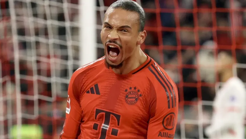 Sané em jogo do Bayern. Foto: Alexander Hassenstein/Getty Images Foto: