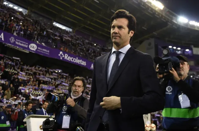 Santiago Solari em tempos de Real Madrid. (Photo by Denis Doyle/Getty Images)