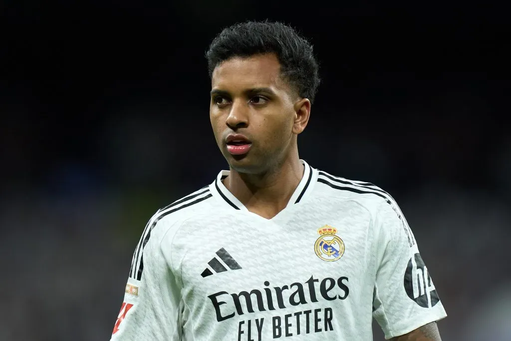 Rodrygo em ação pelo Real Madrid. (Photo by Angel Martinez/Getty Images)