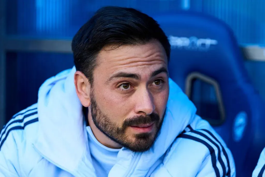 Davide Ancelotti vai trabalhar em um clube como treinador. Foto: Juan Manuel Serrano Arce/Getty Images