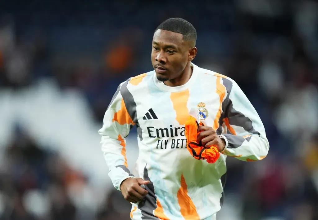 David Alaba pelo Real Madrid. (Photo by Angel Martinez/Getty Images)