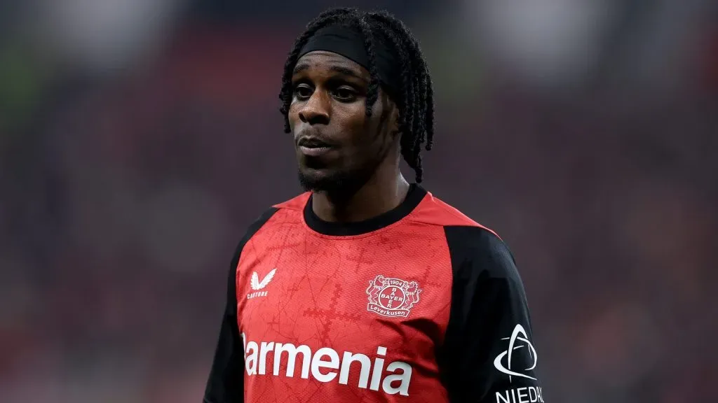 Jeremie Frimpong, jogador do Bayer Leverkusen. Foto: Lars Baron/Getty Images