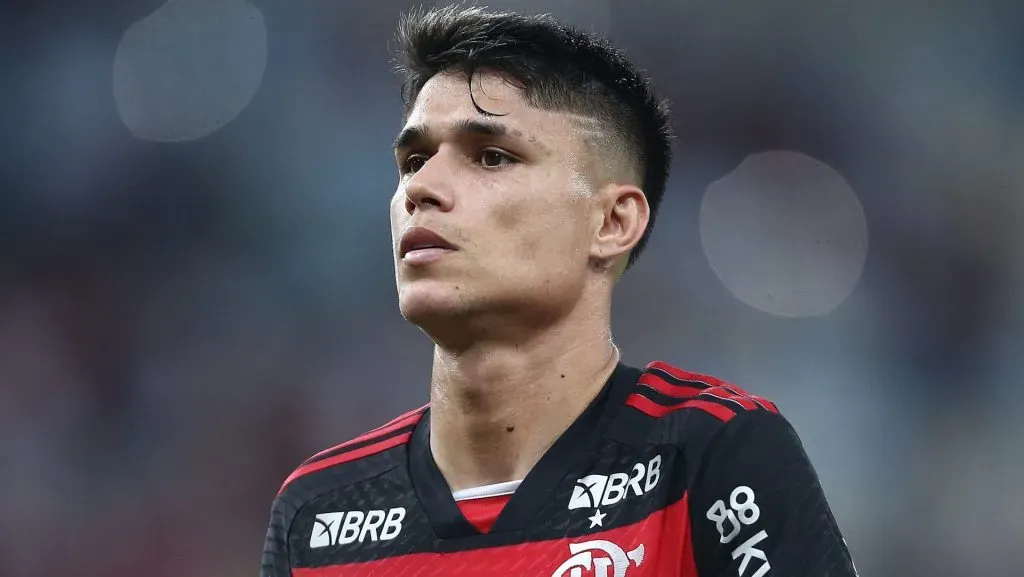 Luiz Araújo em campo pelo Flamengo (Photo by Wagner Meier/Getty Images)