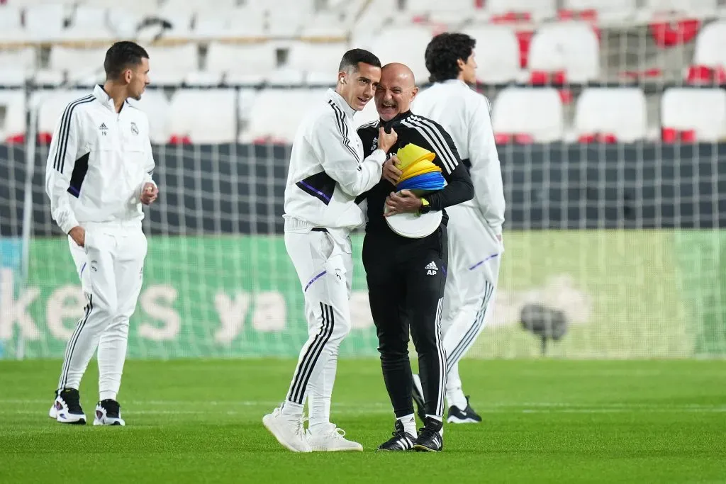 António Pintus durante trabalho no Real Madrid. Foto: Angel Martinez/Getty Images