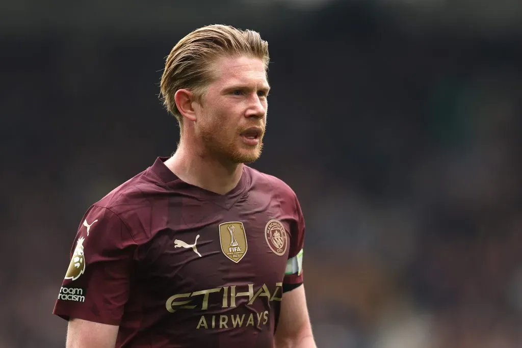 Kevin De Bruyne em ação pelo Manchester City. (Photo by Jan Kruger/Getty Images)