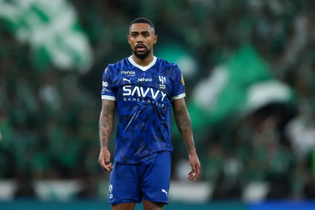 Malcom em ação com o Al-Hilal (Photo by Yasser Bakhsh/Getty Images)