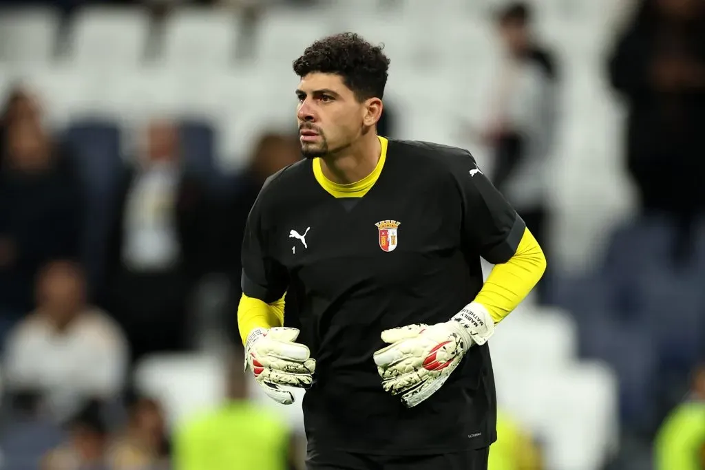 Matheus Magalhães pelo Braga. (Photo by Florencia Tan Jun/Getty Images)