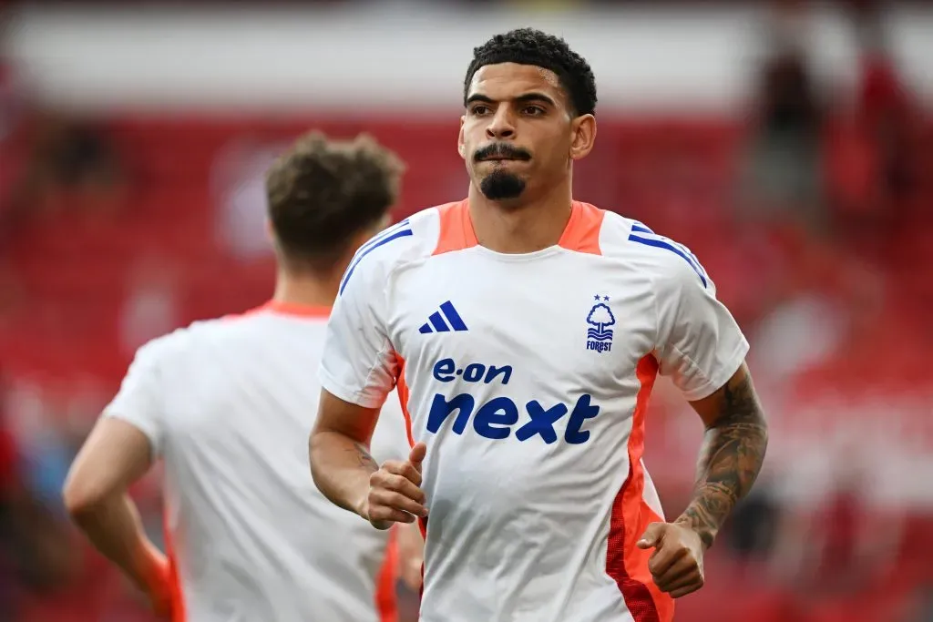 Morgan Gibbs-White do Nottingham Forest. (Photo by Gareth Copley/Getty Images)