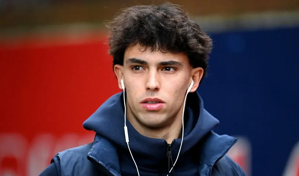 João Félix, atacante do Chelsea. Ele pode sair para outro atacante chegar ao clube (Photo by Justin Setterfield/Getty Images)