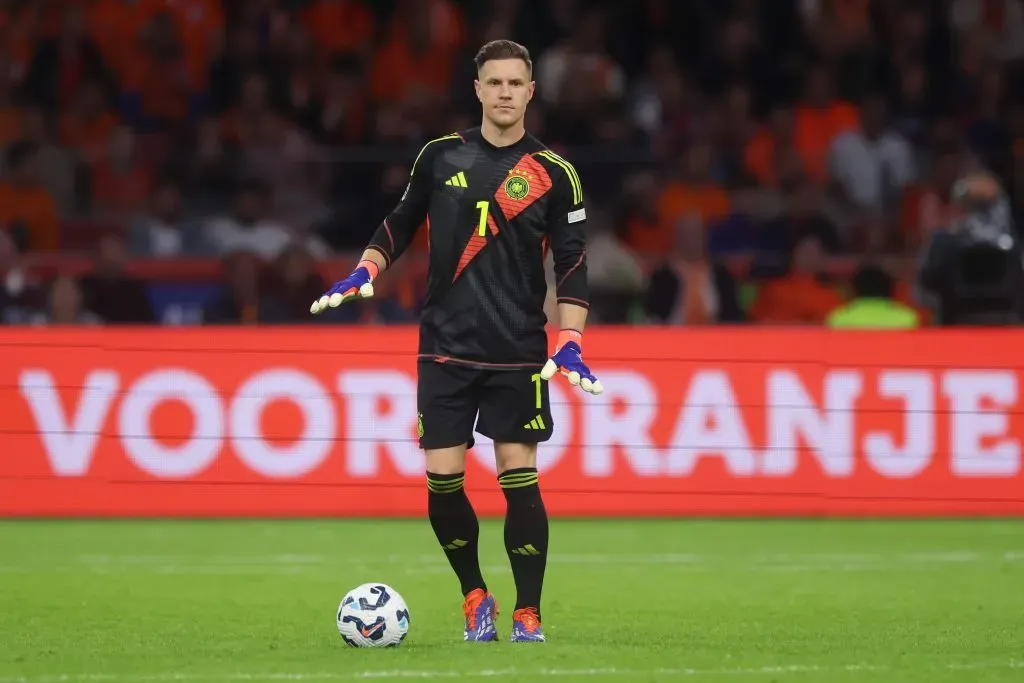 Ter Stegen, goleiro do Barcelona. (Photo by Alex Grimm/Getty Images)