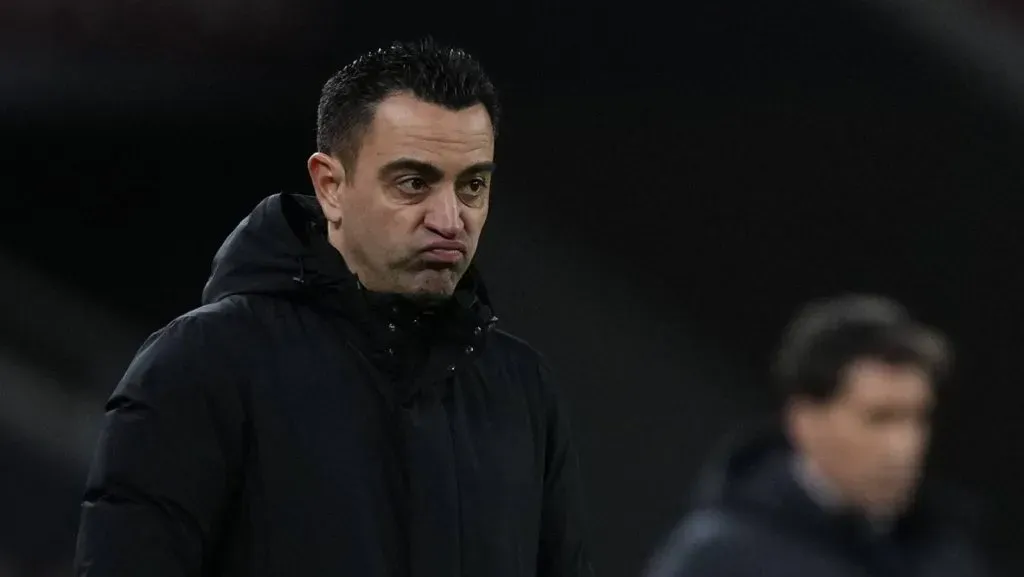 Xavi Hernández, técnico do Barcelona, durante a partida da LaLiga EA Sports entre Athletic Bilbao e FC Barcelona no Estádio San Mamés, em 3 de março de 2024, em Bilbao, Espanha. (Foto: IMAGO / NurPhoto)
