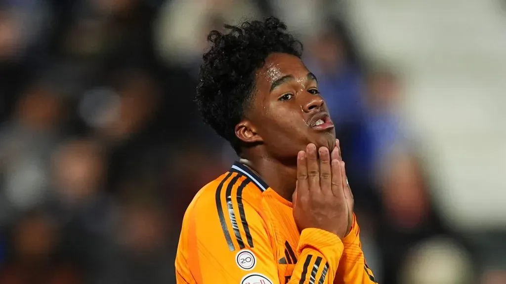 Endrick pelo Real Madrid. (Photo by Angel Martinez/Getty Images)