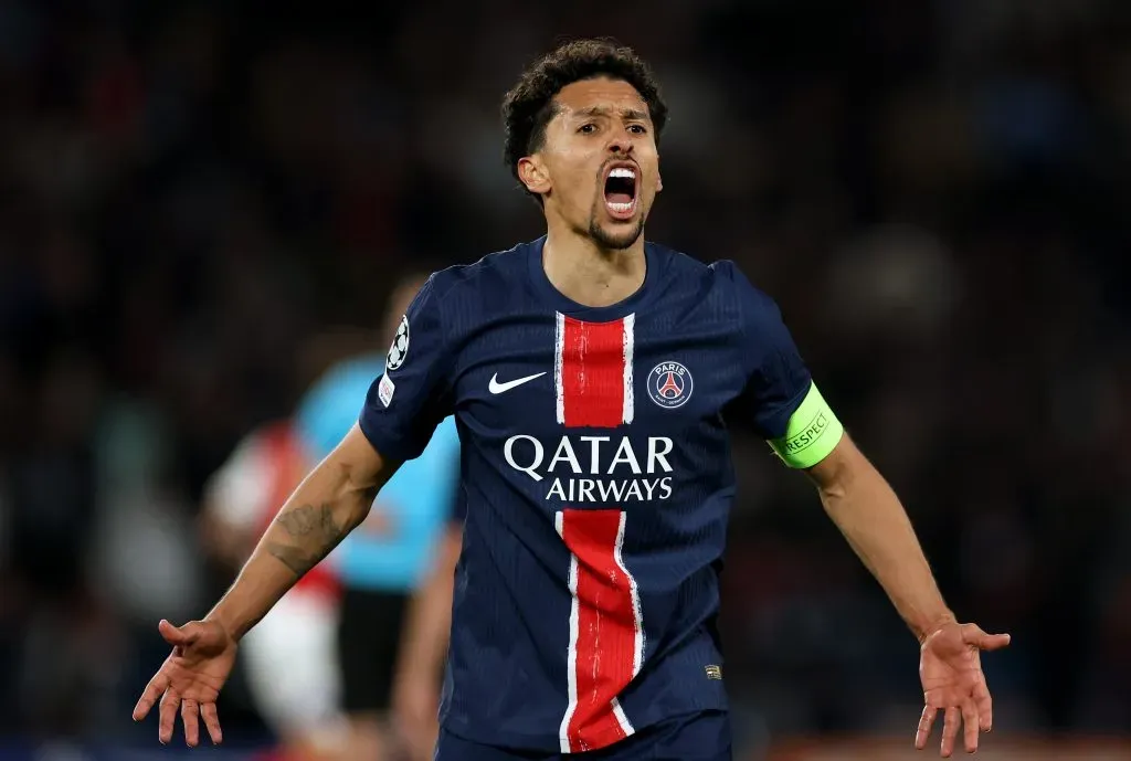 Marquinhos ainda está no time (Photo by Richard Heathcote/Getty Images)
