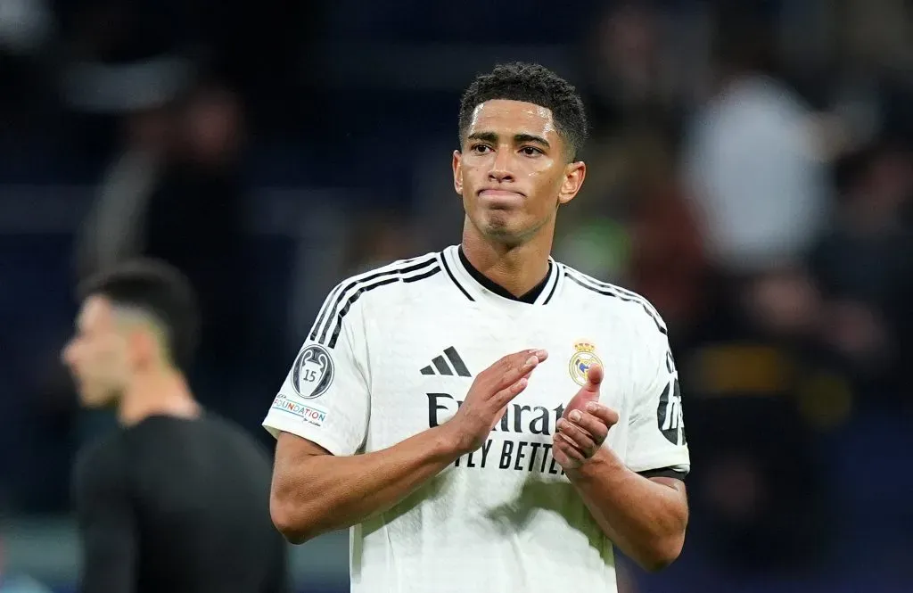 Jude Bellingham não brilhou nesta Champions. (Photo by Angel Martinez/Getty Images)
