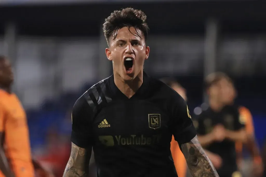 O América do México não aceitou a oferta de US$ 8 milhões do Palmeiras por Brian Rodríguez, peça-chave no elenco mexicano. (Photo by Mike Ehrmann/Getty Images)