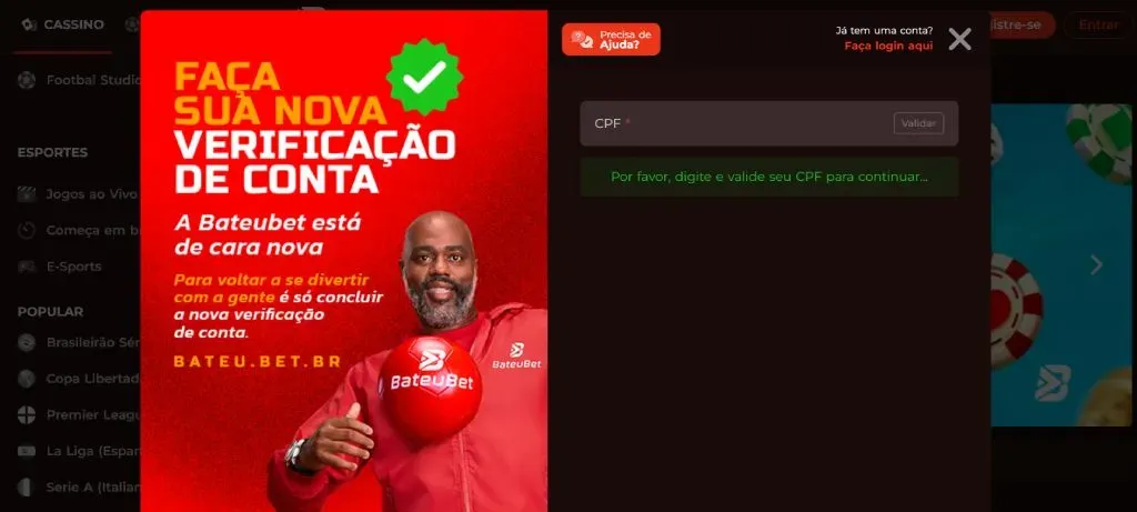 Bateubet Registro