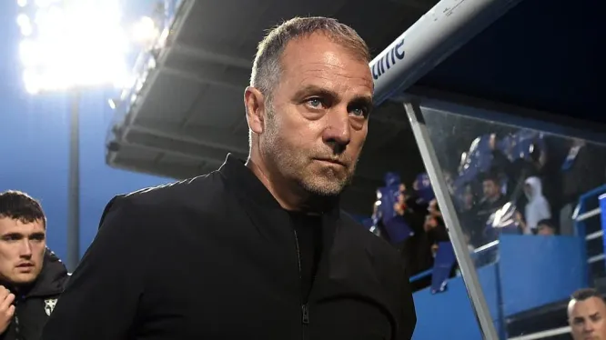 Hansi Flick pelo Barcelona