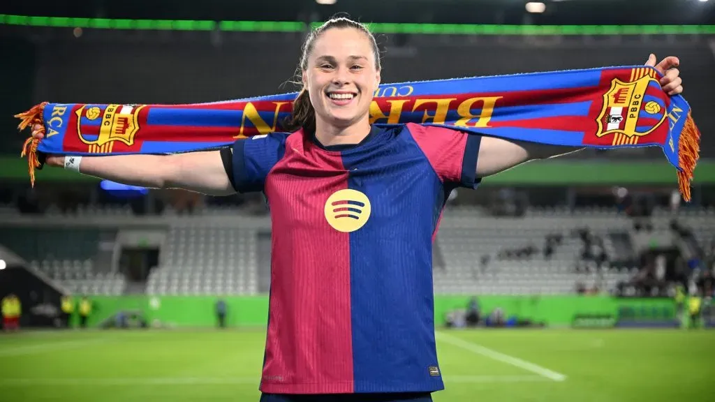 Ewa Pajor, artilheira do Barcelona na temporada 2024/25 (Photo by Stuart Franklin/Getty Images)