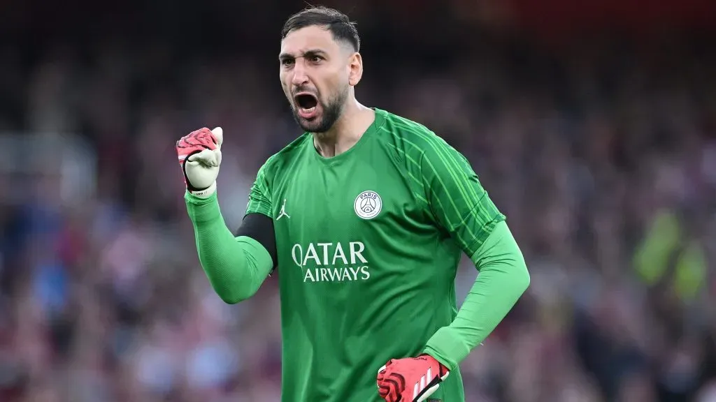 Donnarumma foi o grande destaque da vitória do PSG contra o Arsenal. Foto: Justin Setterfield/Getty Images