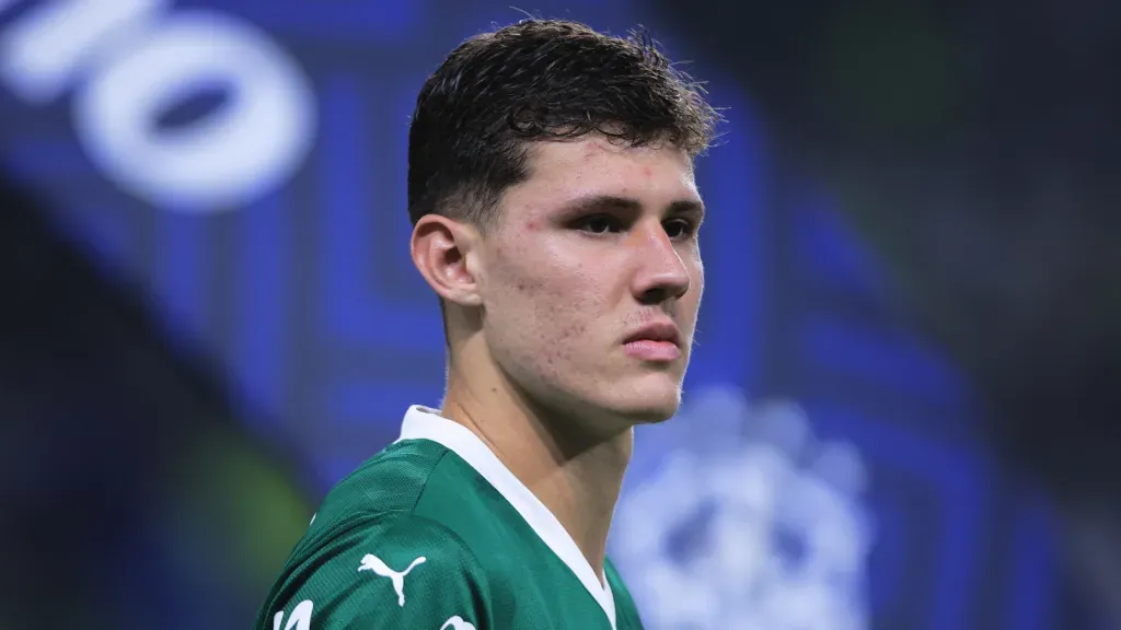 Benedetti jogador do Palmeiras durante partida contra o Bahia (foto: Ettore Chiereguini/AGIF)