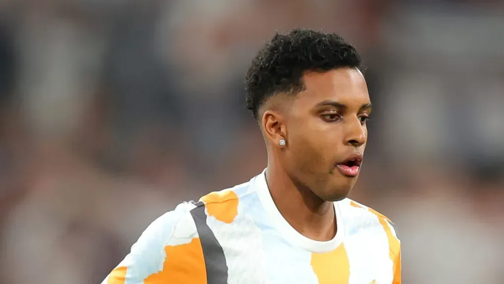 Rodrygo em ação pelo Real Madrid.