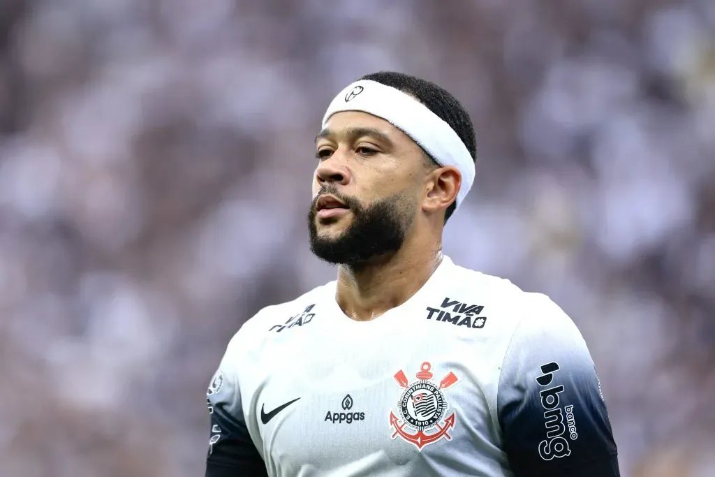 Memphis Depay jogador do Corinthians durante partida contra o Sport no estádio Arena Corinthians pelo campeonato Brasileiro A 2025. Foto Marcello ZambranaAGIF
