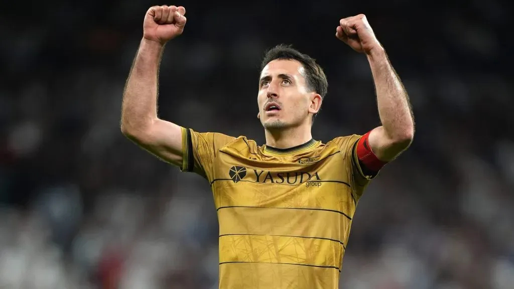 Oyarzabal em jogo da Real Sociedad. Foto: Angel Martinez/Getty Images