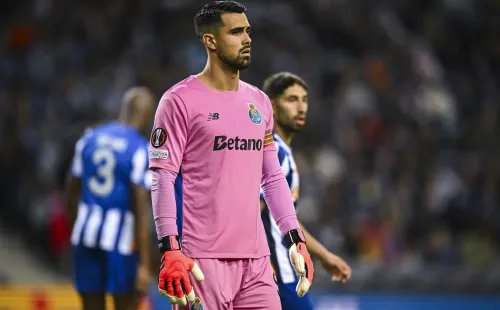 Diogo Costa em jogo do Porto. Foto: Octavio Passos/Getty Images