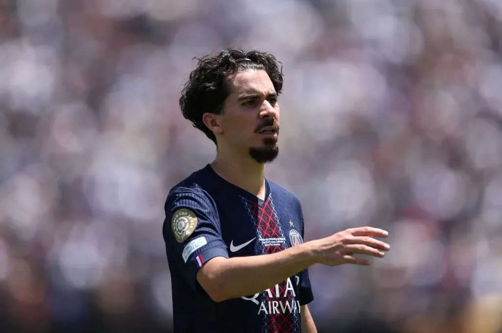 Vitinha, em ação pelo PSG. (Photo by Stu Forster/Getty Images)