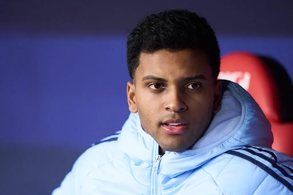 Rodrygo deve ser banco na estreia do Real Madrid no Mundial de Clubes. (Photo by Juan Manuel Serrano Arce/Getty Images)