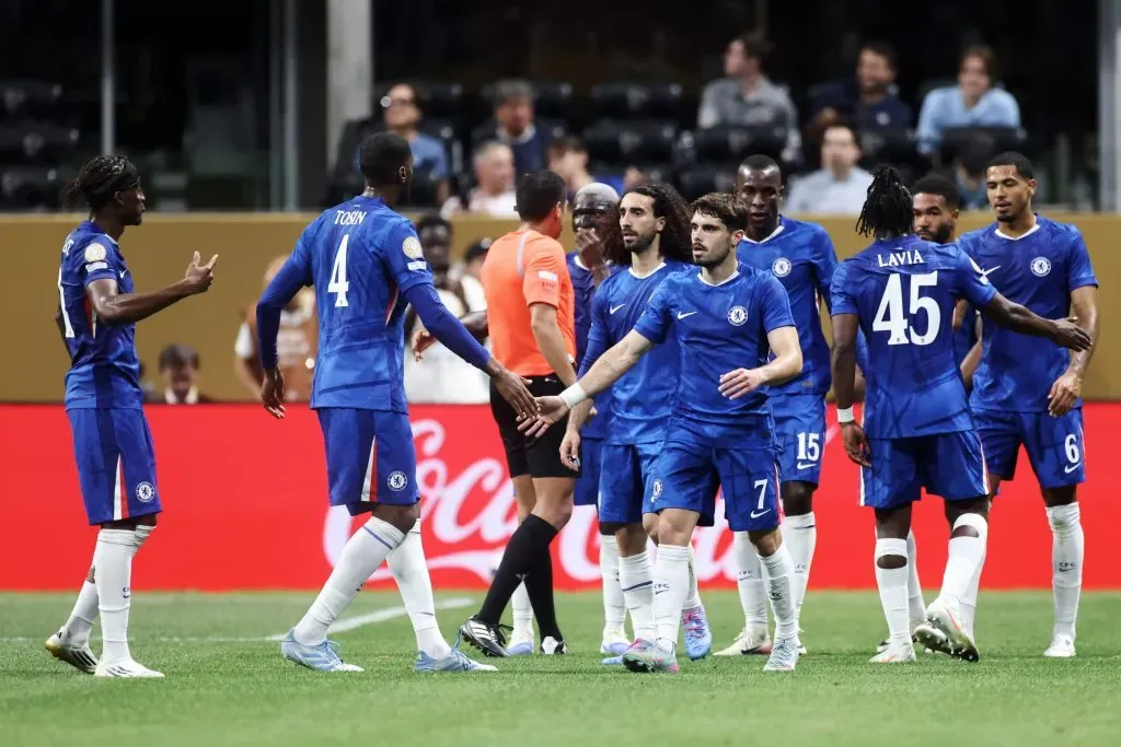 Jogadores do Chelsea juntos
