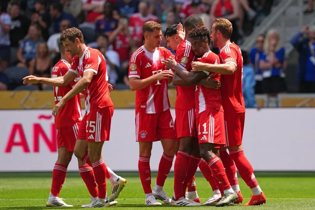 Jogadores do Bayern juntos