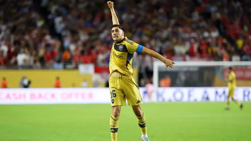 Merentiel comemorando gol contra o Bayern de Munique. Foto: Kevin C. Cox/Getty Images